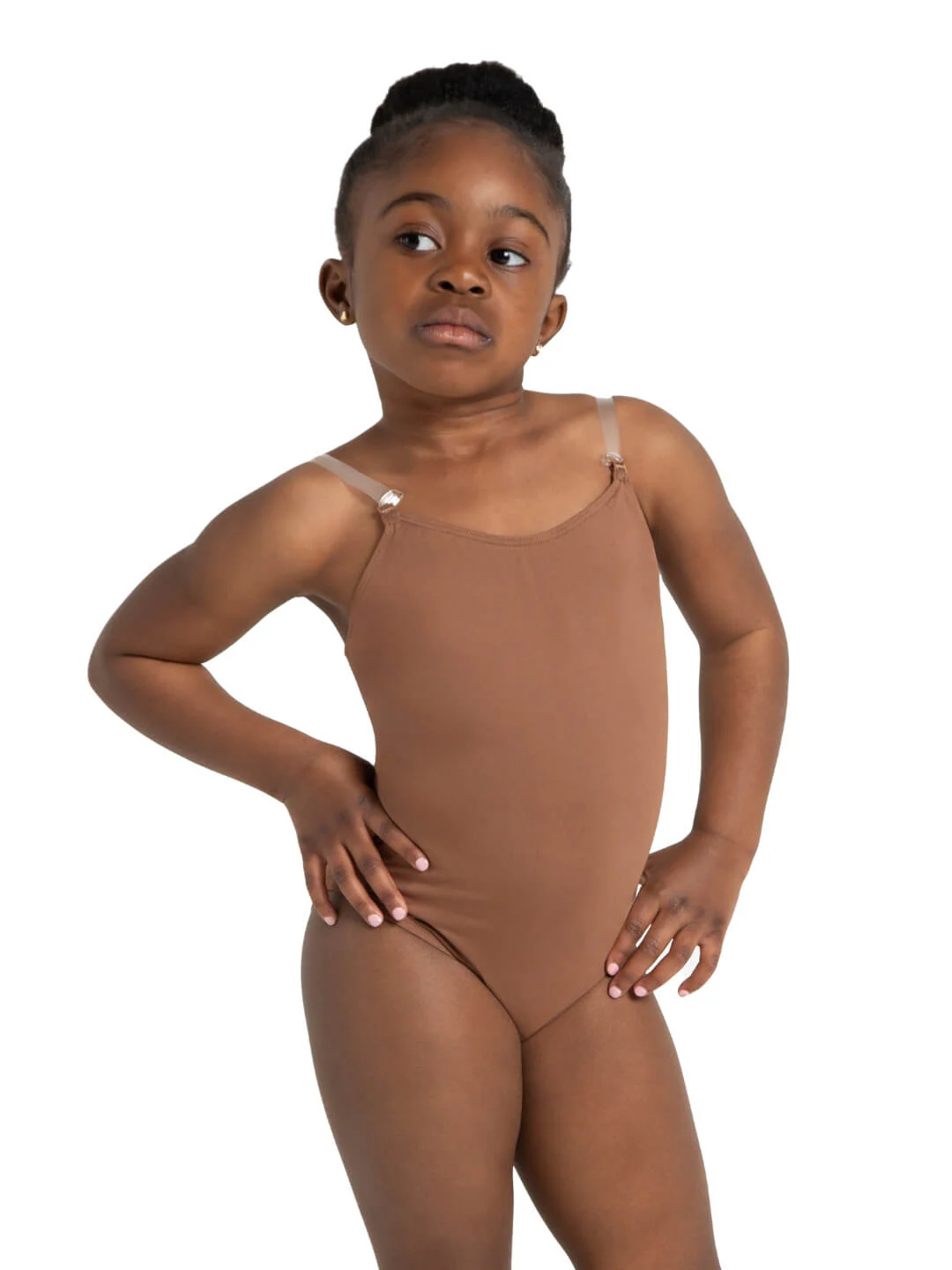 Camisole Leotard w/ Clear Transition Straps - Girls - Image 5