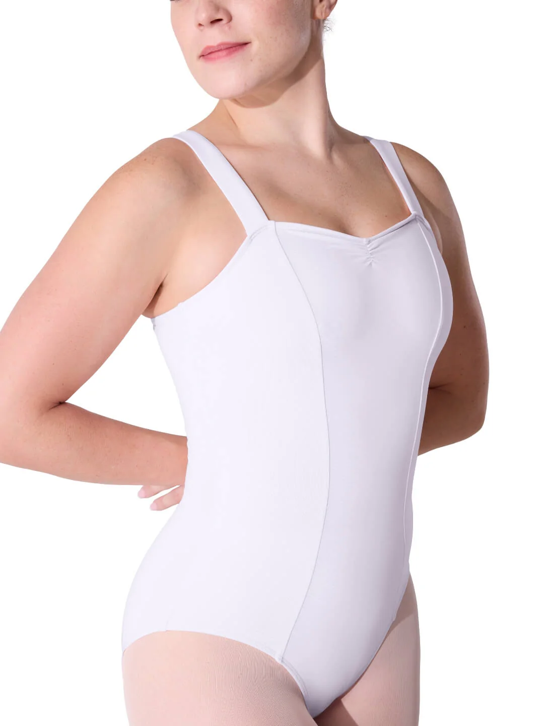 Essentials Wide Strap Tank Leotard - Image 32