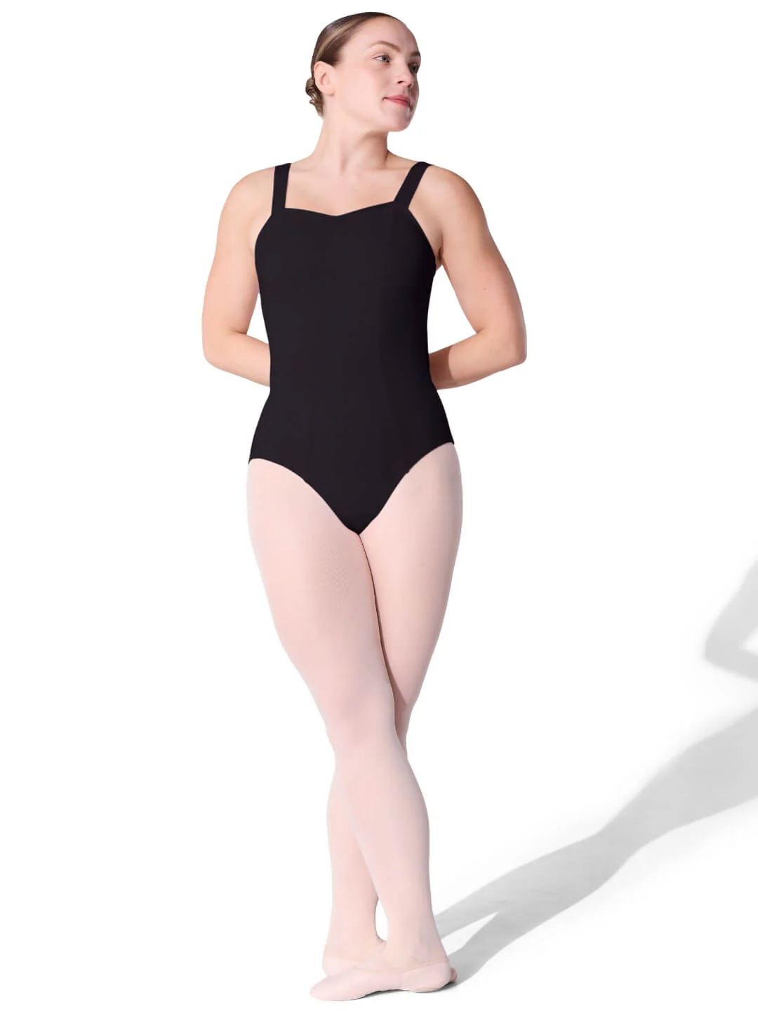 Essentials Wide Strap Tank Leotard - Image 6