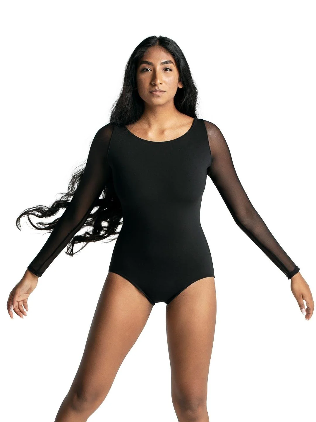 Meryl Strappy Back Long Sleeve Leotard - Image 3