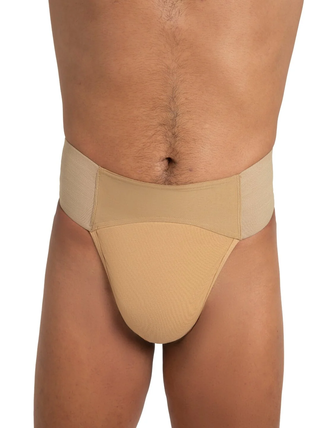 Quilted Cotton Panel Thong Dance Belt - Image 10