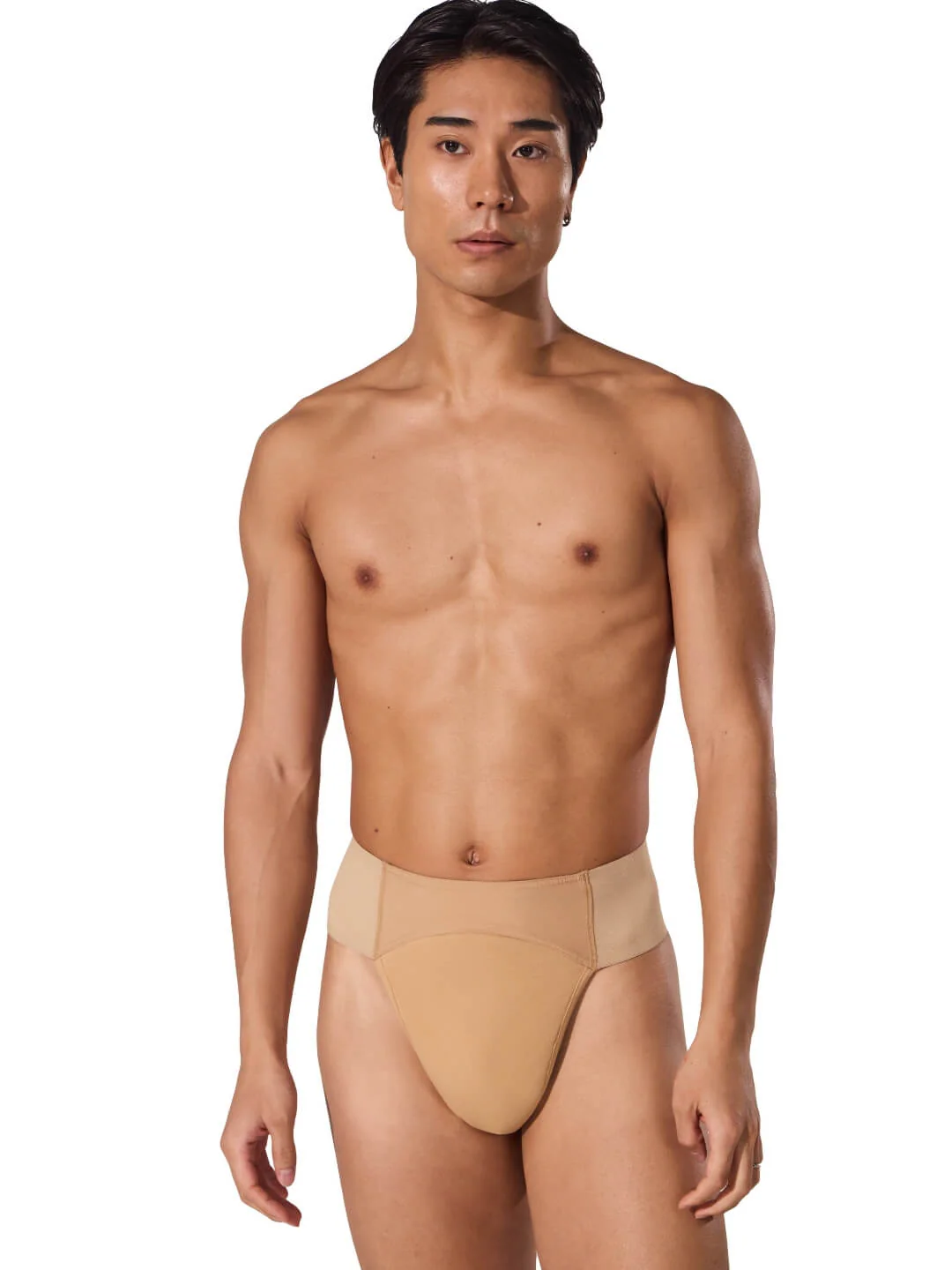 Quilted Cotton Panel Thong Dance Belt - Image 12