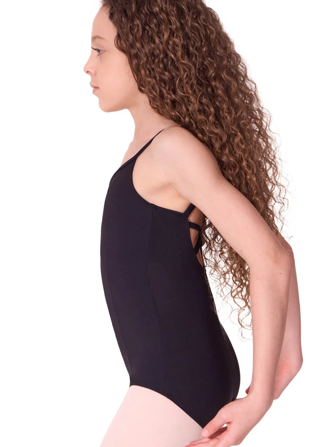 Soft Elegance Camisole V-neck Leotard - Tween - Image 3