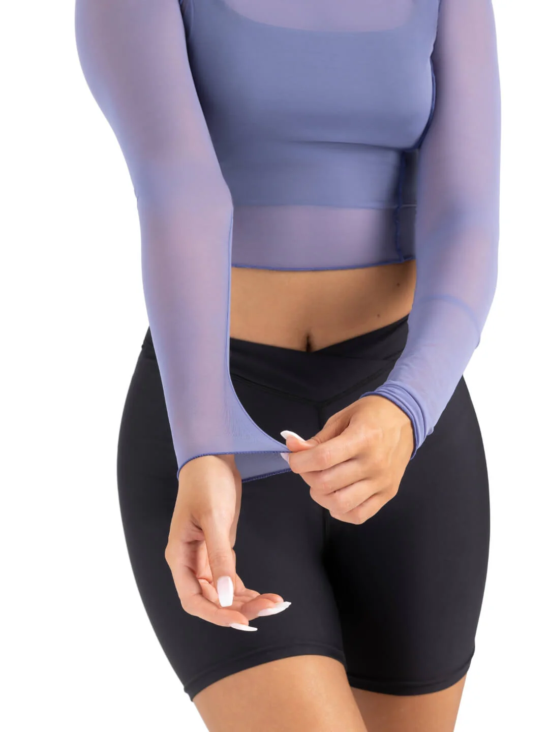 Sunset Nostalgia Dusk Longsleeve Mesh Top - Image 11