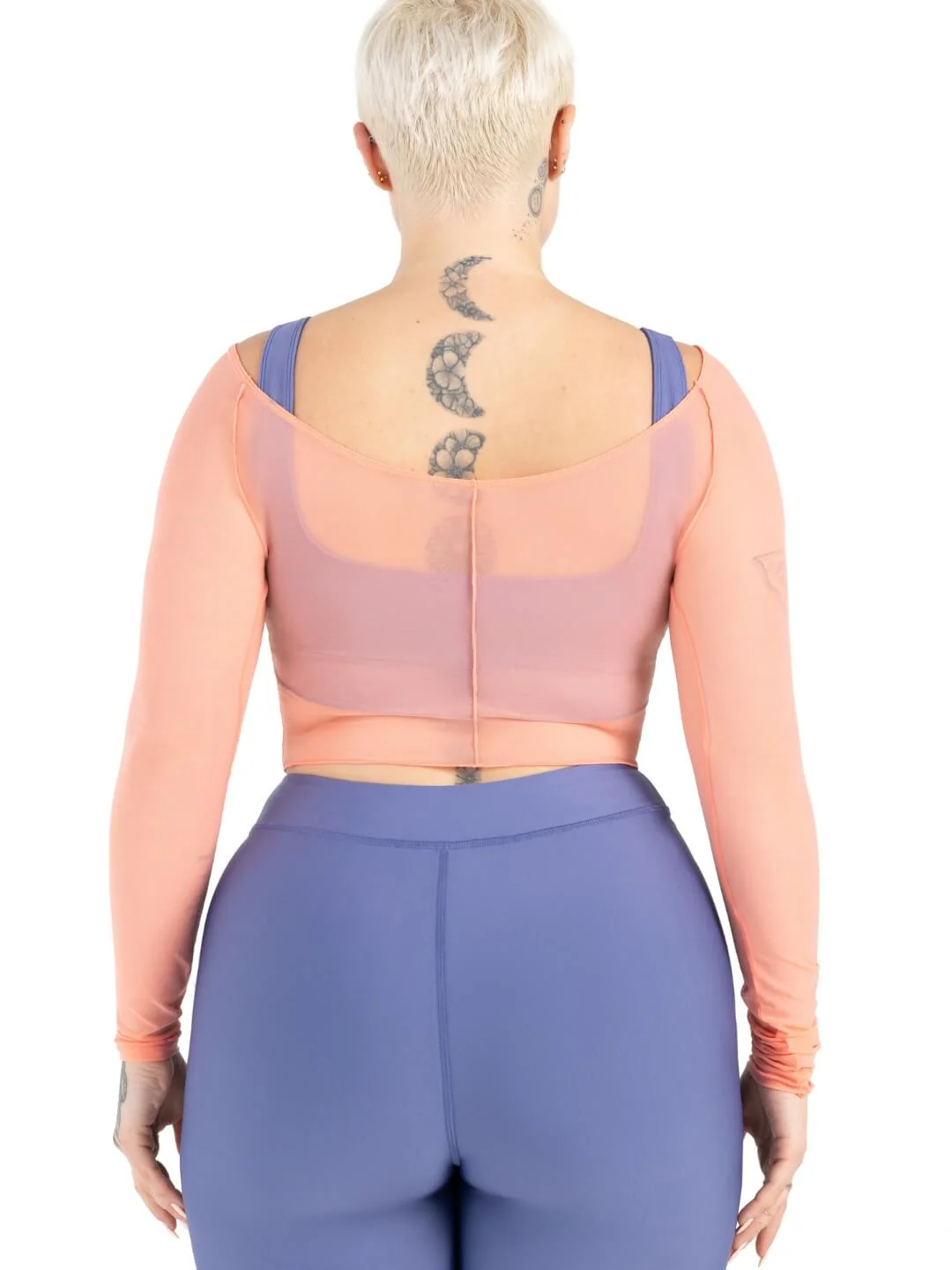 Sunset Nostalgia Dusk Longsleeve Mesh Top - Image 4