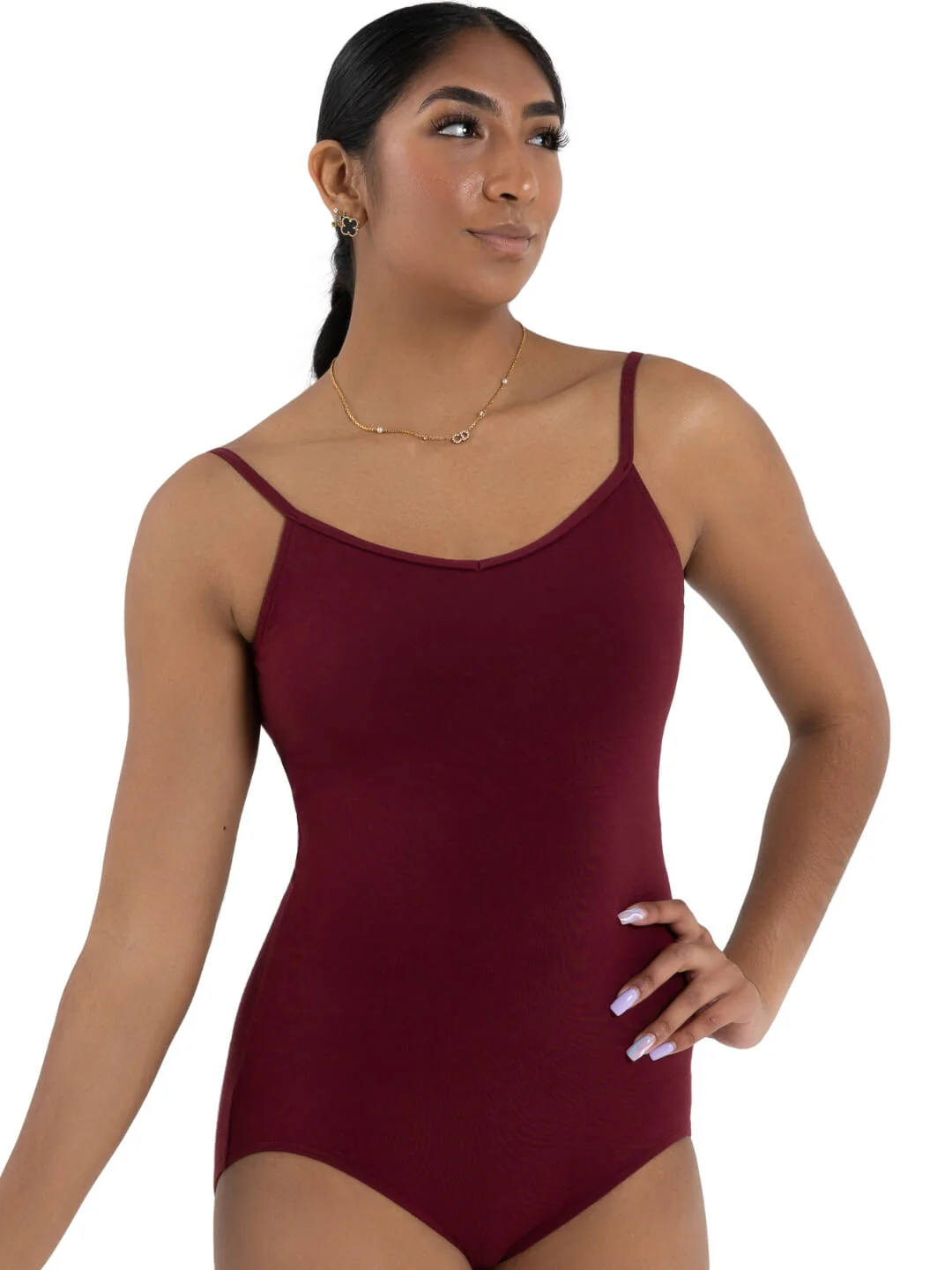 V-Neck Camisole Leotard - Image 10